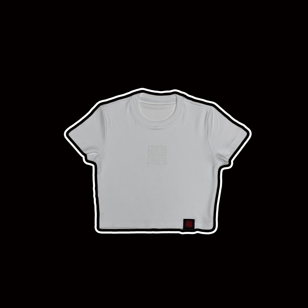 YACK - LOGO TEE 4.0 (CROPPED TEE) (BACK TO BASIC SERIES)