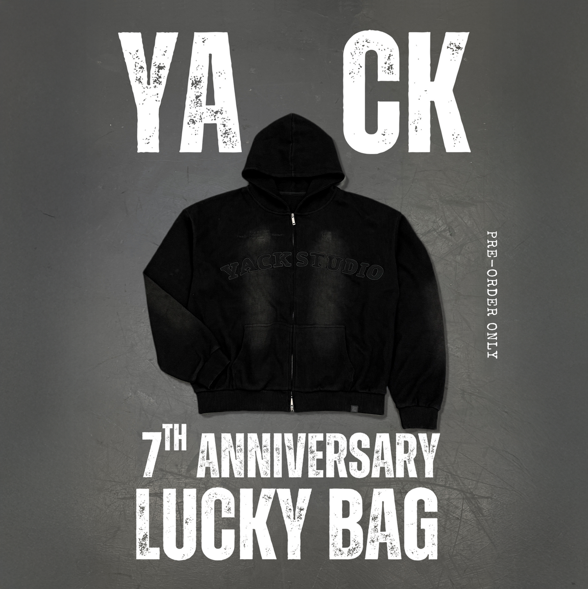 7th Anniversary Lucky Bag 7週年福袋 (YACK Waffle zip-up jacket)