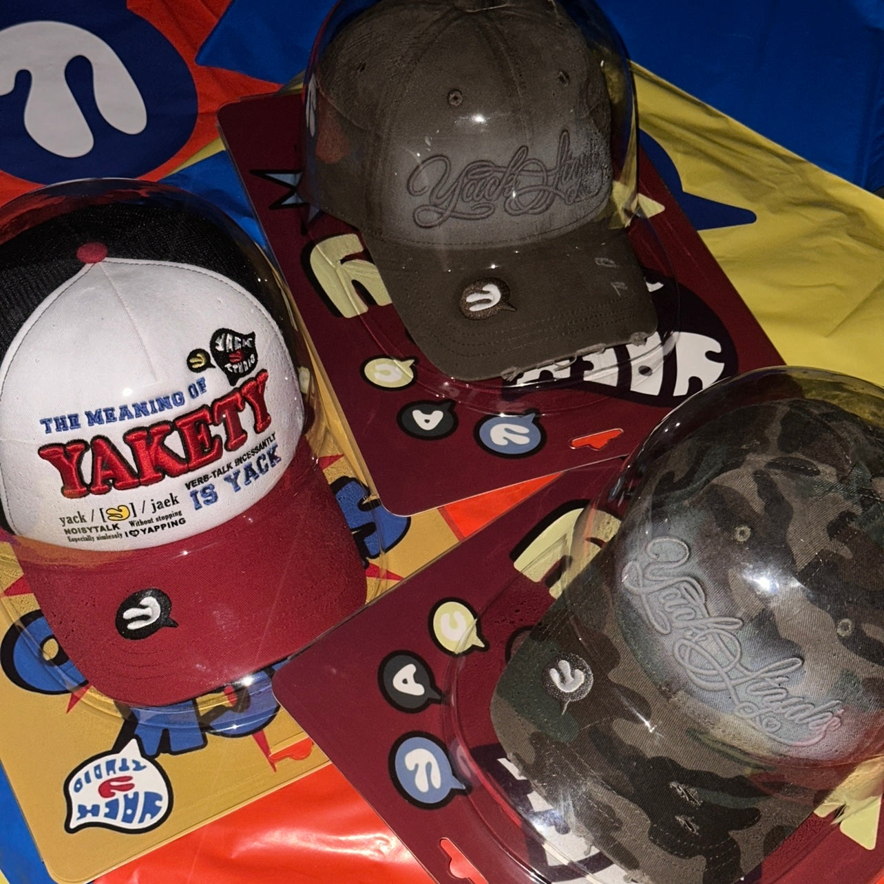 YAKETY CAP - Camo Grey